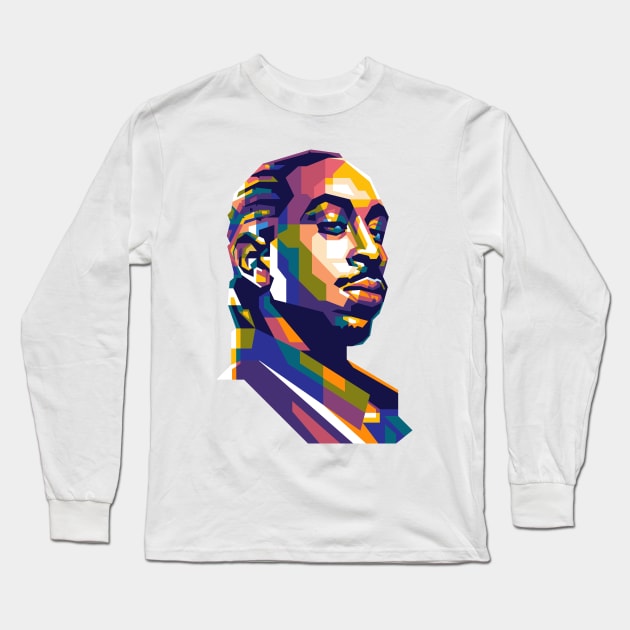 American Rapper Ludacris Long Sleeve T-Shirt by ESENTIAL-AF